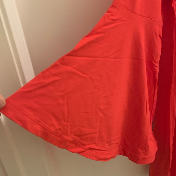 BRAND NEW Beautiful Red/orange swing dress by LOFT - Picture 4 of 6